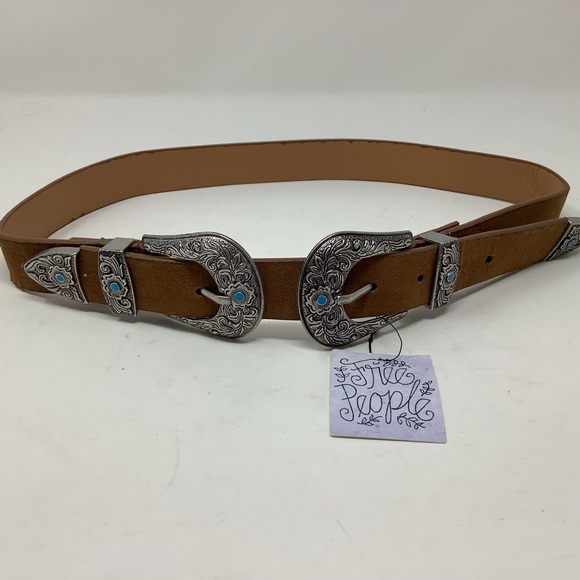 Free People Accessories - Free People Western Style Double Buckle Belt